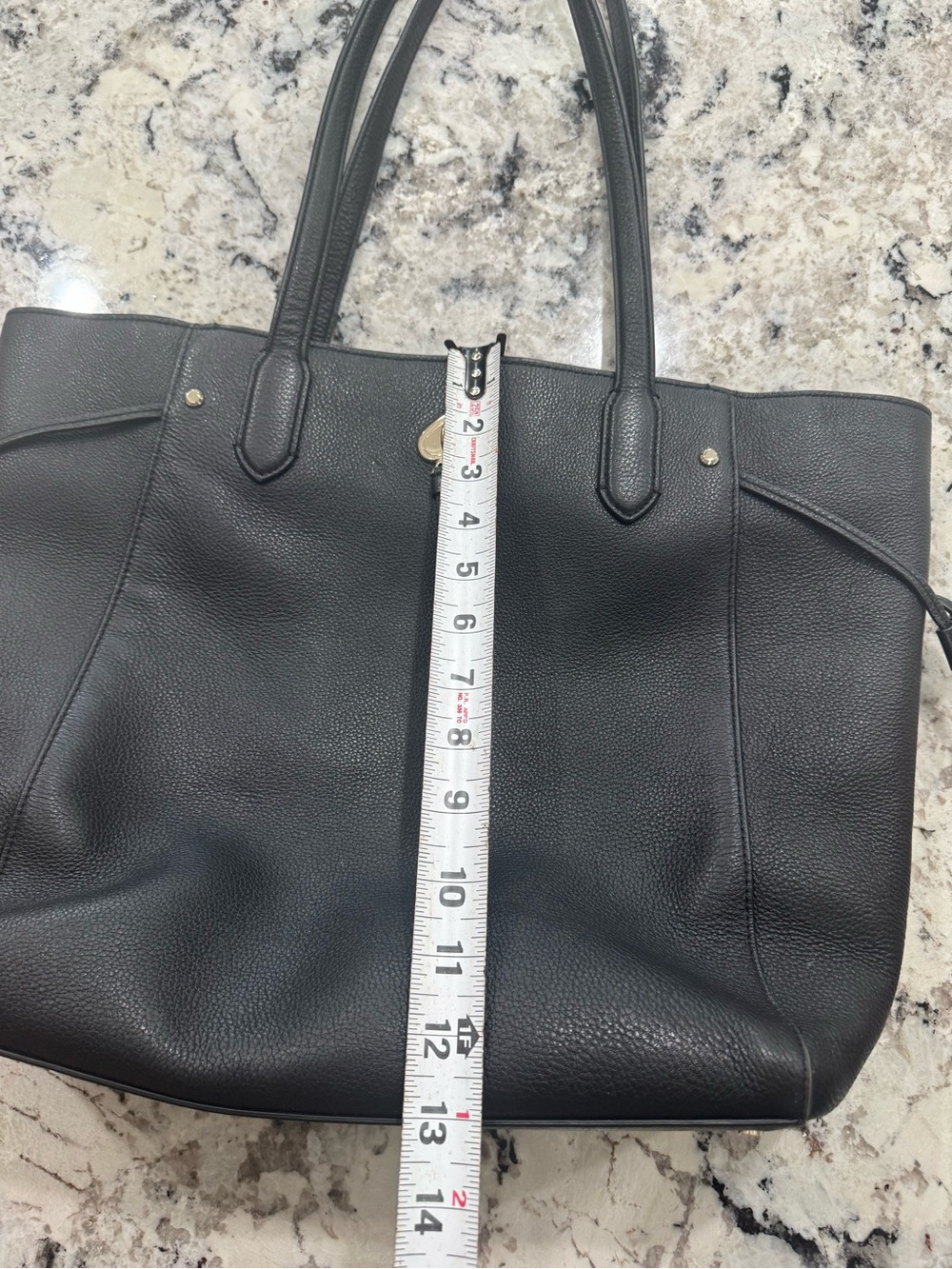 Kate Spade Classic Black Tote Bag with Gold Accent - Picture 13 of 13